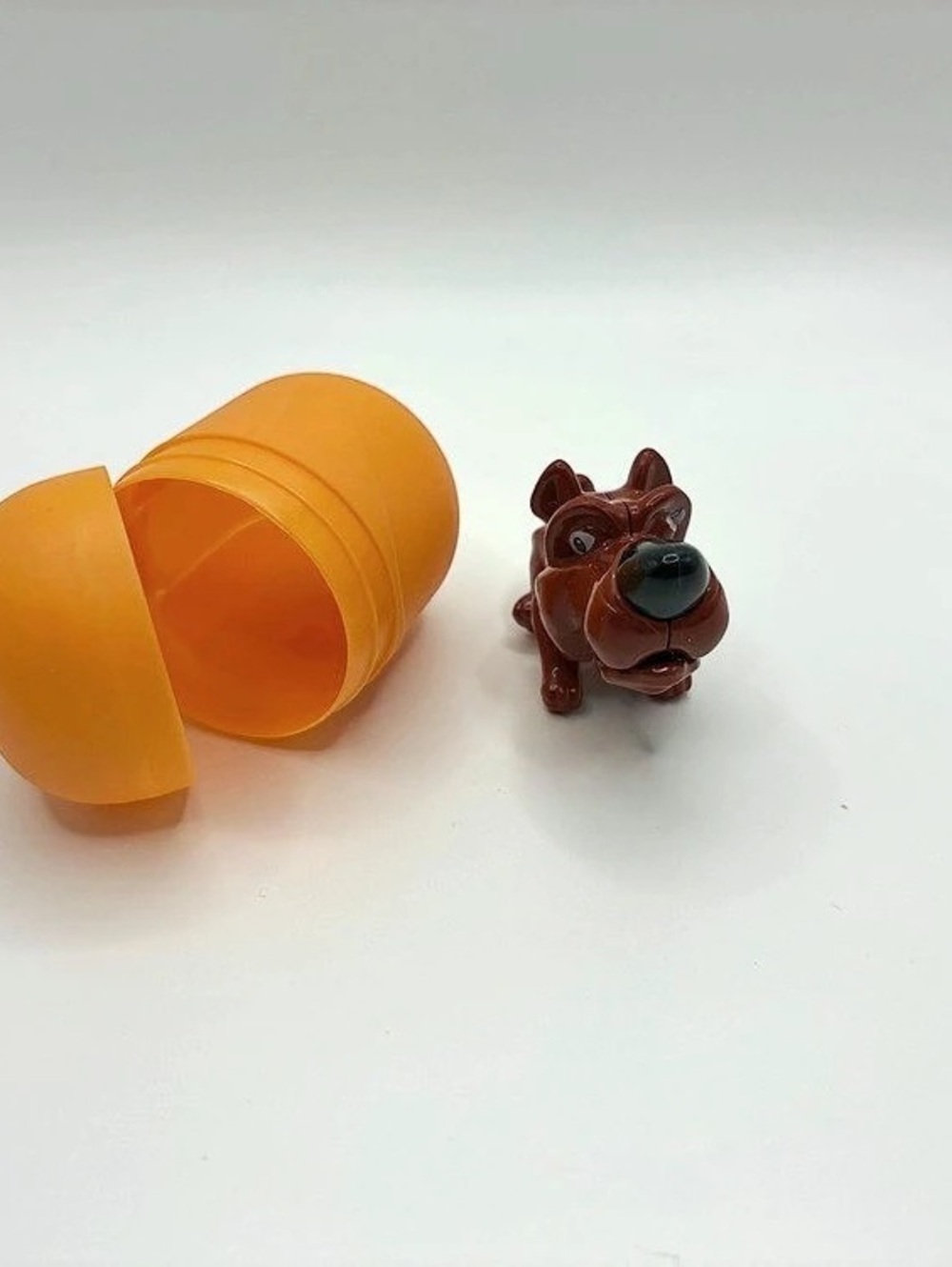 Dog Figure Toy Set in Orange & Brown